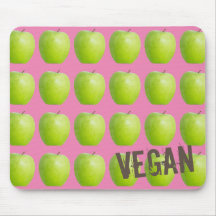 Vegan Apple Mönster för vegetarian Fruit älskare