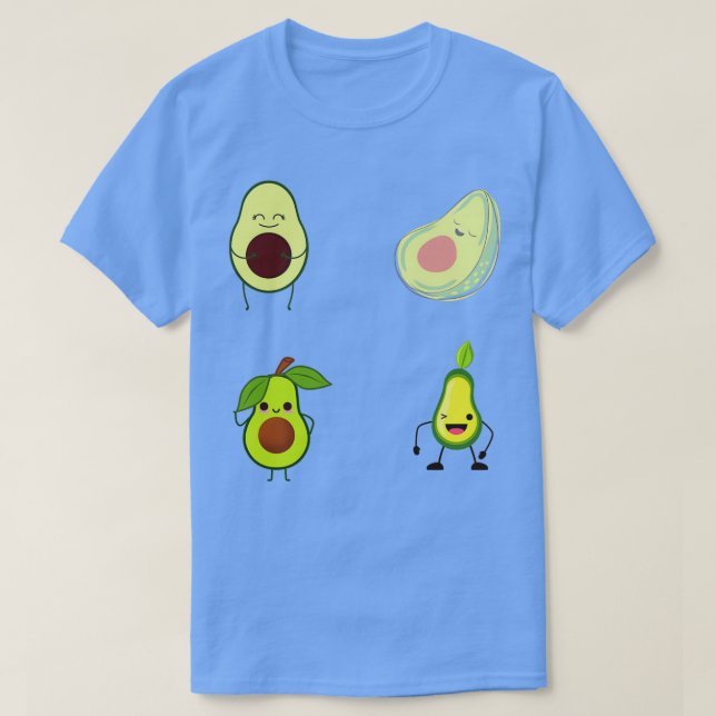 Vegan avocadoholics veg t shirt (Design framsida)