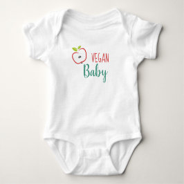 Vegan Baby Cute Apple T Shirt