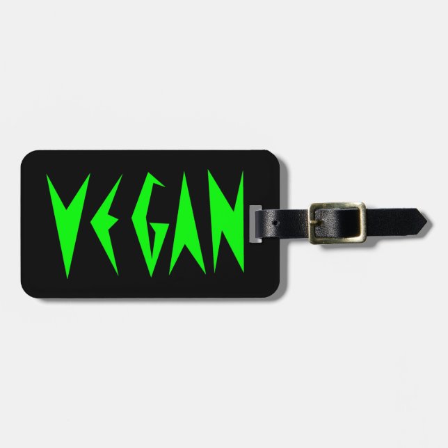 VEGAN BAGAGEBRICKA (Horisontell Framsida)