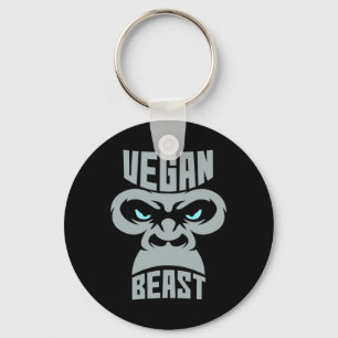 Vegan Beast Workout Muscle Gorilla Gym Bodybuildin Nyckelring