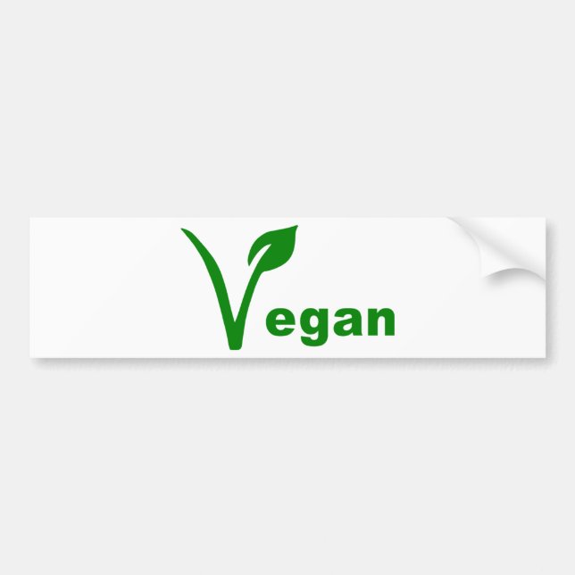Vegan Bildekal (Framsidan)