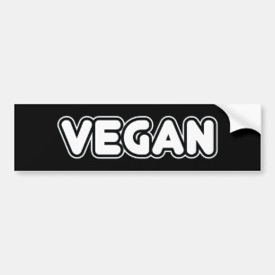 Vegan Bildekal