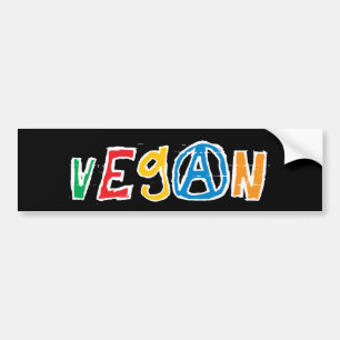 Vegan Bildekal