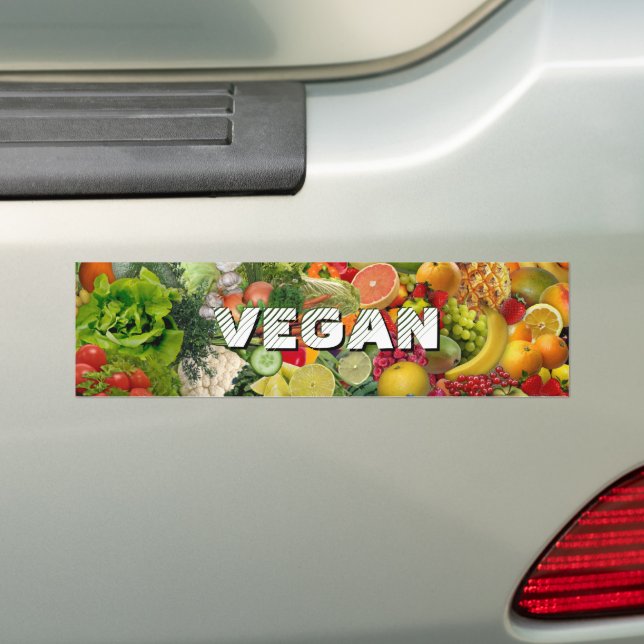 Vegan Bildekal (På Bil)