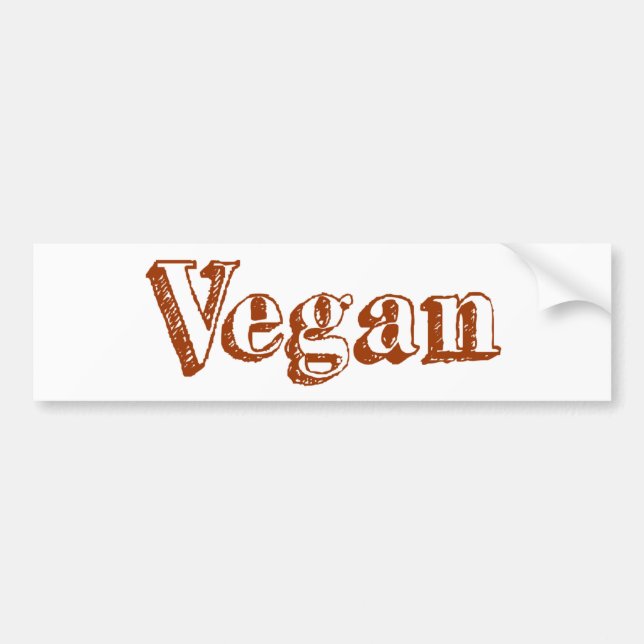 Vegan Bildekal (Framsidan)