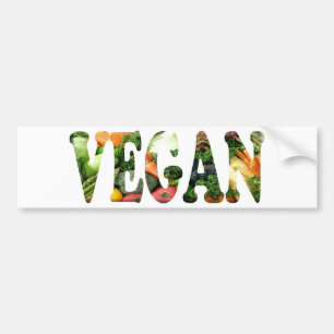 Vegan Bildekal