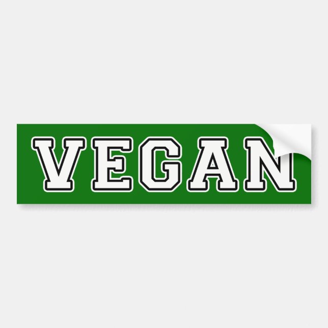 Vegan Bildekal (Framsidan)