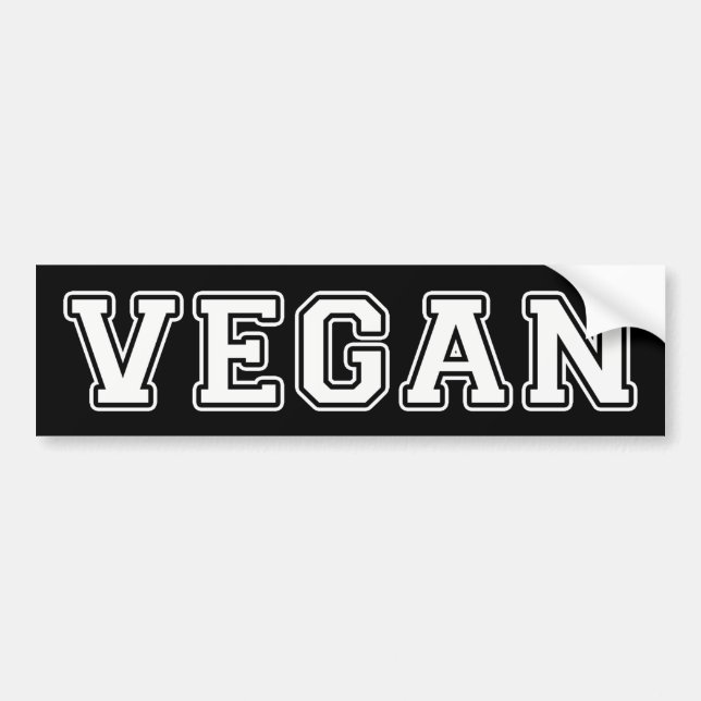 Vegan Bildekal (Framsidan)