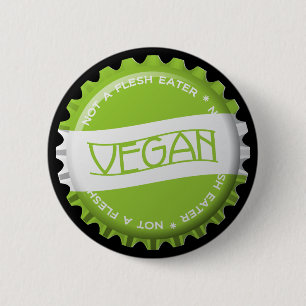 Vegan Bottlecap Knapp