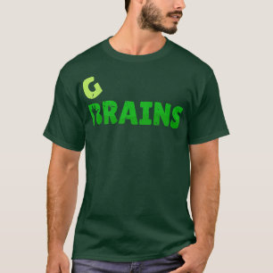Vegan Brain och Grain Veggies kärlek Vegetarian T Shirt