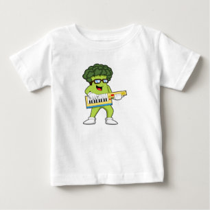 Vegan Broccoli på Music med Guitar T Shirt