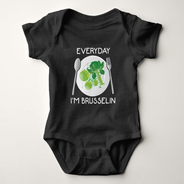 Vegan Brussel Sprouts Plant Älskare Veganism Veggi T Shirt (Framsida)