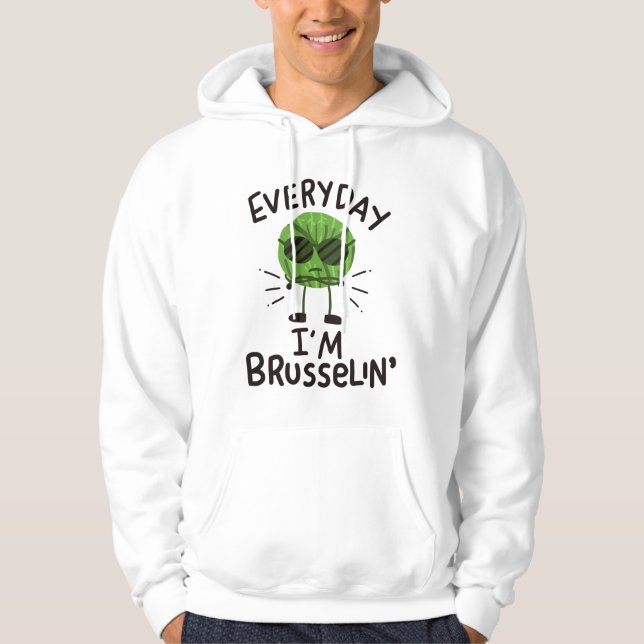 Vegan Brussels Sprouts Hoodie (Framsida)