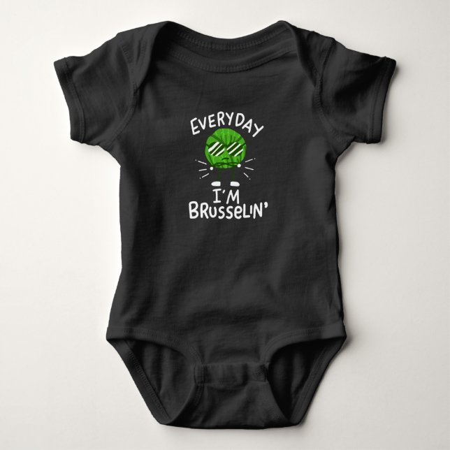 Vegan Brussels Sprouts T Shirt (Framsida)