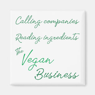 Vegan Business Magnet