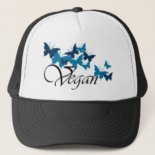 Vegan Butterfly Design Truckerkeps