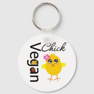 Vegan Chick Nyckelring