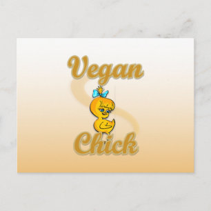 Vegan Chick Vykort