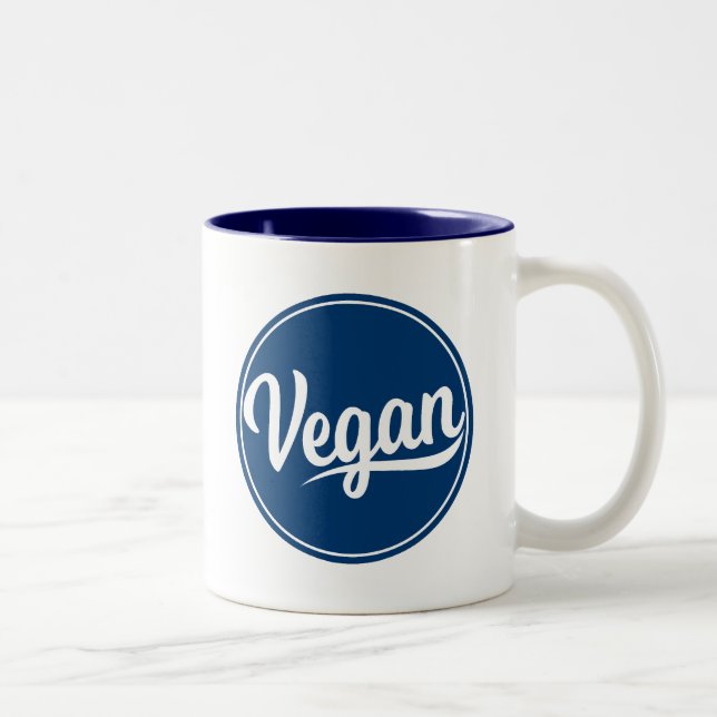 Vegan Circle Två-Tonad Mugg (Höger)