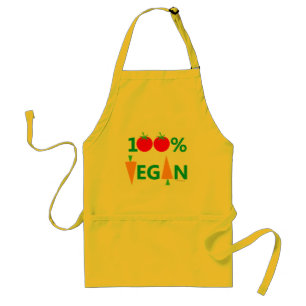 Vegan Cooking Cute Humous Apron Förkläde