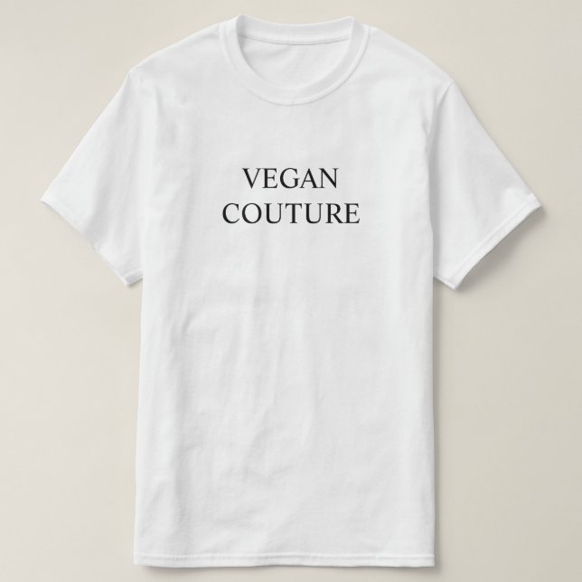 Vegan Couture T Shirt (Design framsida)
