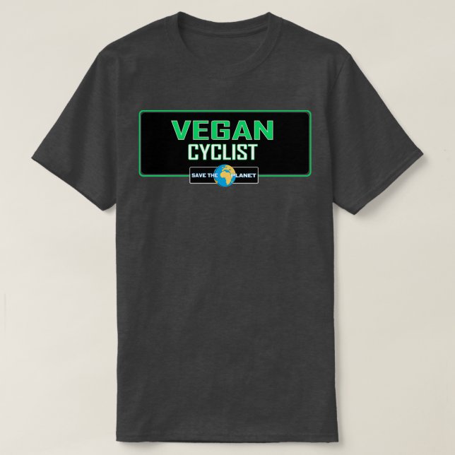 Vegan cyclist t shirt (Design framsida)