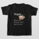 Vegan - därför att vänner inte äter vänner t shirt (Laydown)