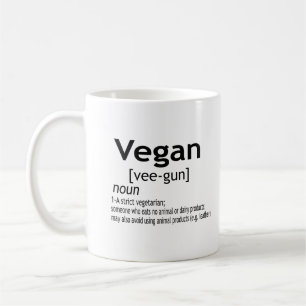 Vegan Definition - Vegetarian Food Kaffemugg