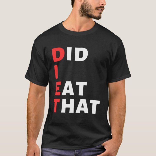 Vegan Diet åt mig att T Shirt (Framsida)