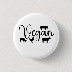 Vegan-djur Knapp