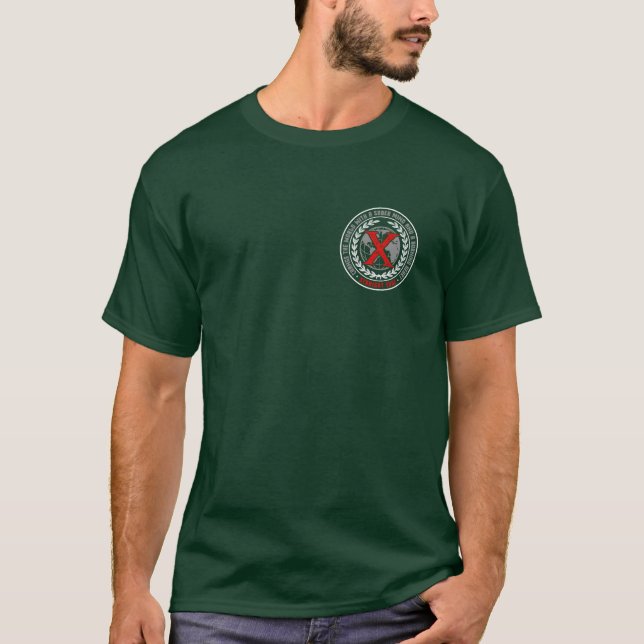 Vegan drogfri hardcore-punk straight edge-gåva t shirt (Framsida)