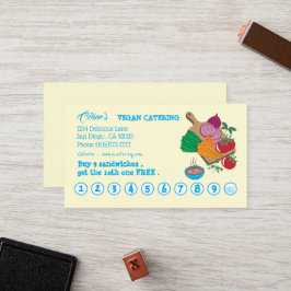 Vegan Eatery platt förmånskort Lojalitetskort