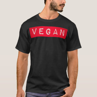 Vegan-etikett - Lönsam etikett för växtbaserad die T Shirt
