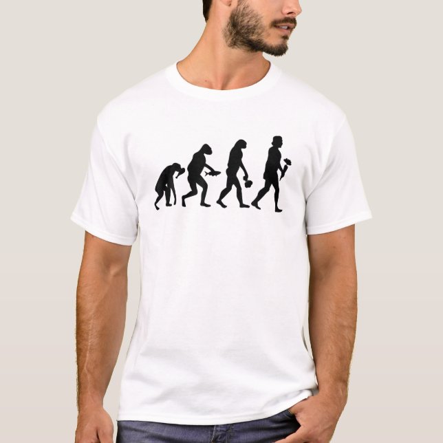 Vegan Evolution Gift Cow Gris Plant Based Nutritio T Shirt (Framsida)