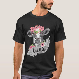 Vegan, fin kon med blomsterande högtalarbentgift t shirt