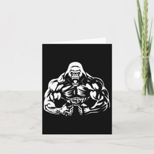 Vegan Fitness Gorilla Workout Apparel Kort
