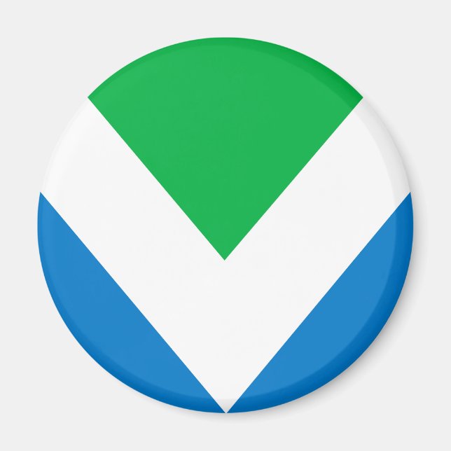 Vegan Flagga Magnet (Framsidan)