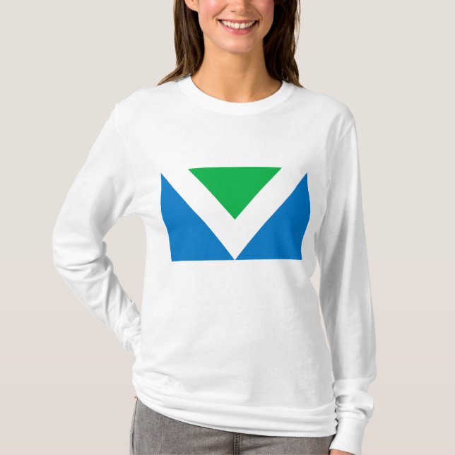 Vegan Flagga T Shirt (Framsida)