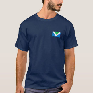 VEGAN FLAGGA VEGANISM V T SHIRT