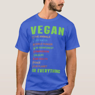 Vegan for All Fantastisk Vegetarian Proud Vega T Shirt