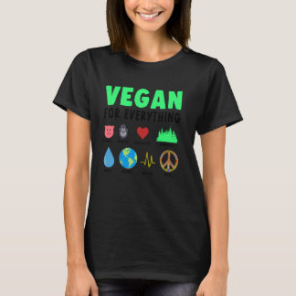 Vegan for All Organic Food Herbiäger Veggie T Shirt