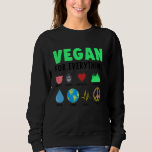 Vegan for All Organic Food Herbiäger Veggie T Shirt