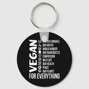 Vegan for All Spara Planet Earth Day Vegetar Nyckelring