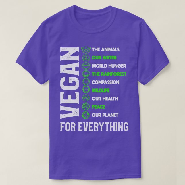 Vegan för allt t shirt (Design framsida)