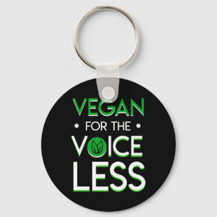 Vegan för de tonlösa vegetariska gåvorna nyckelring