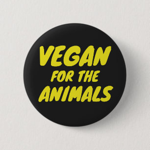 Vegan för djuremblem knapp