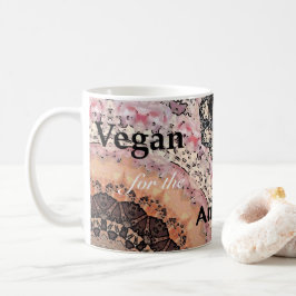 Vegan för djuren kaffemugg