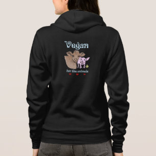 Vegan för djurhoodien tee