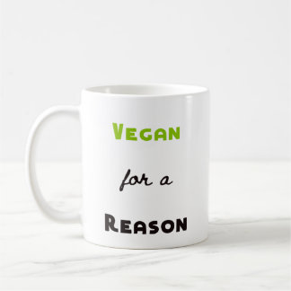 Vegan för en resonera kaffemugg